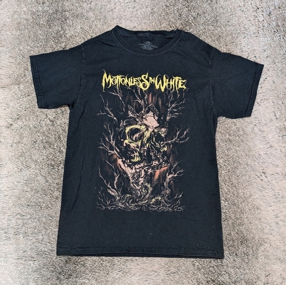 Tops - Motionless In White Band Tee Black Small